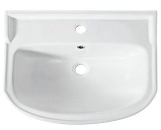 Раковина мебельная Sanita Рондо 56см белый